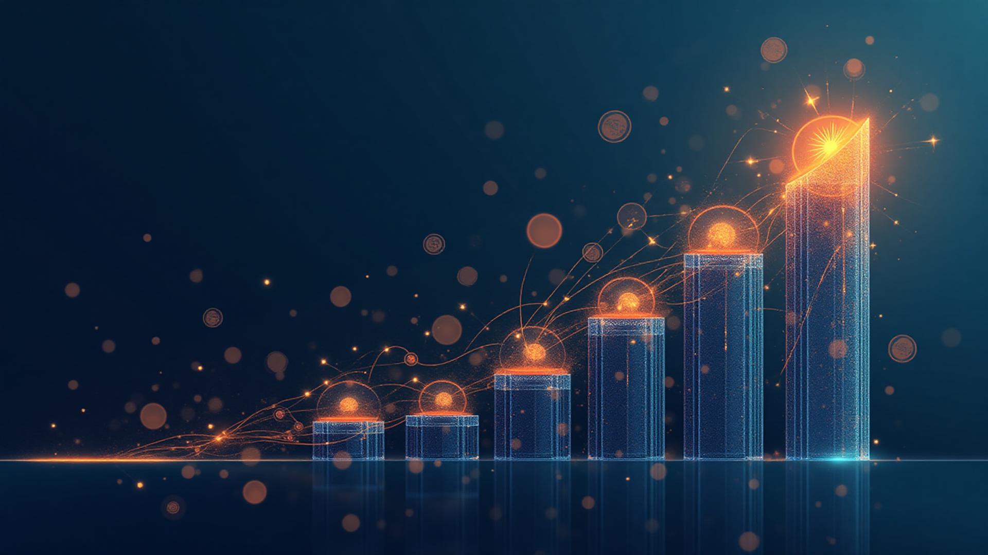 Digital transformation background